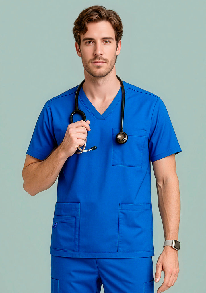 Mens Avery V-Neck Scrub Top