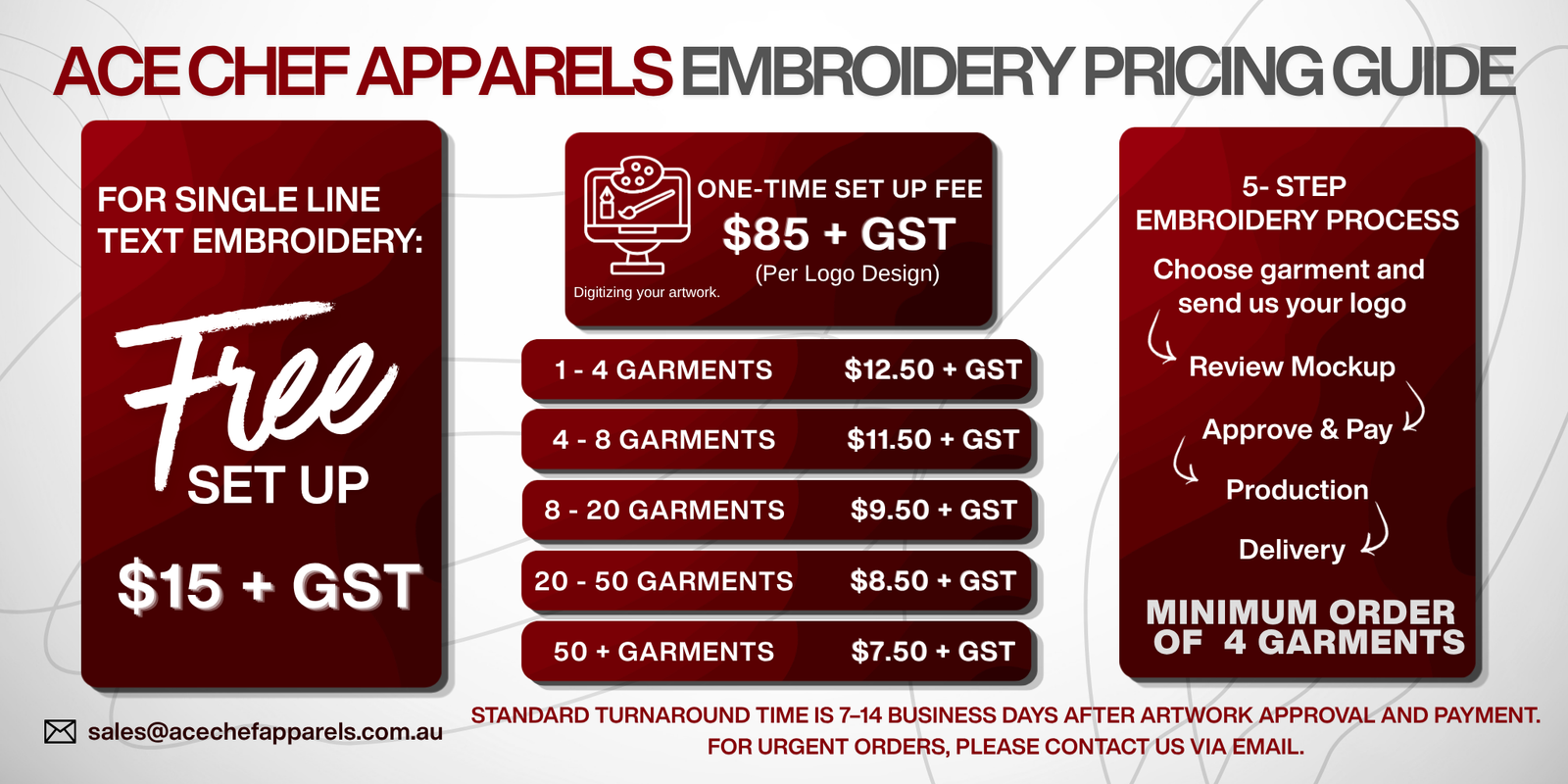 Want us to customise a look for your brand?