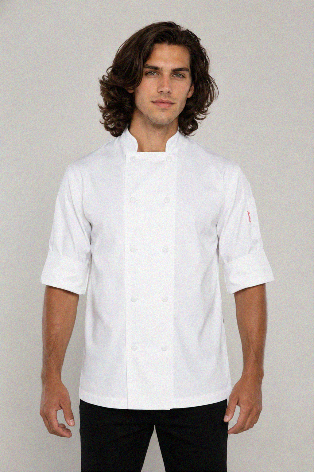 Generic White Long Sleeve Chef Jacket