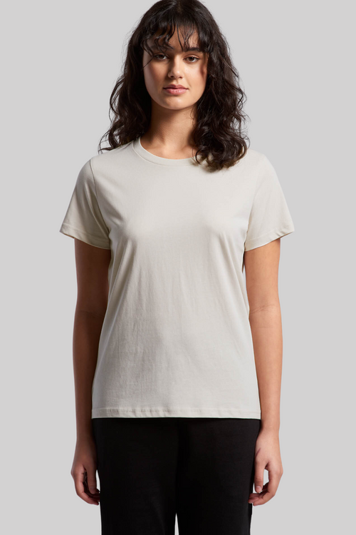 Women's Maple tee- Bone