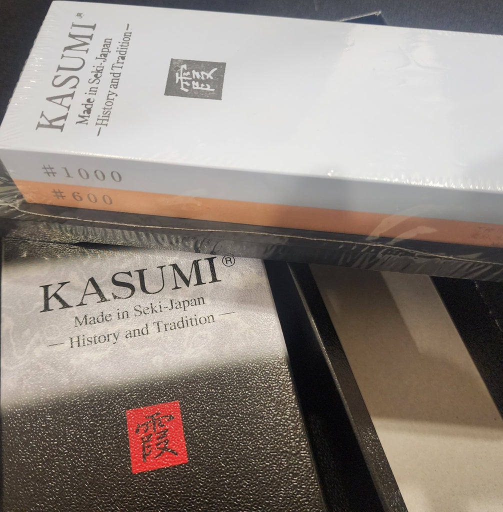 78263 Kasumi Combination Ceramic Whetstone 600/1000 Grit Knife Sharpener (80010) - Ace Chef Apparels