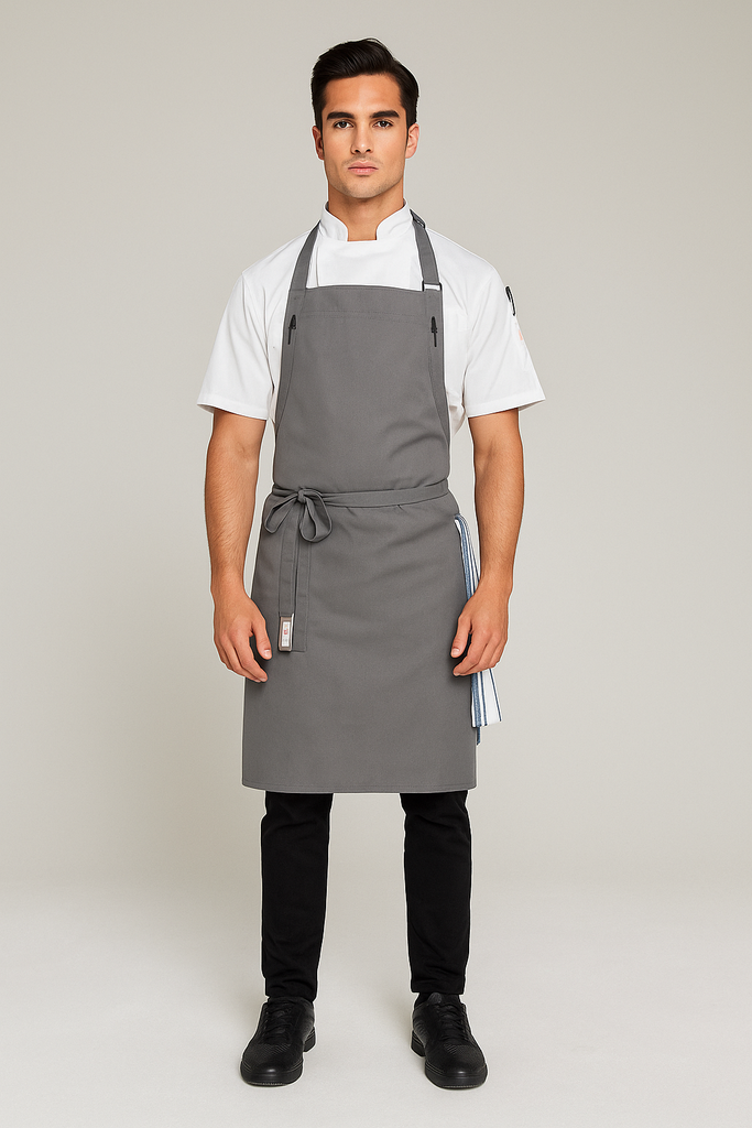 Niche Steel grey Chef Apron one size - Ace Chef Apparels