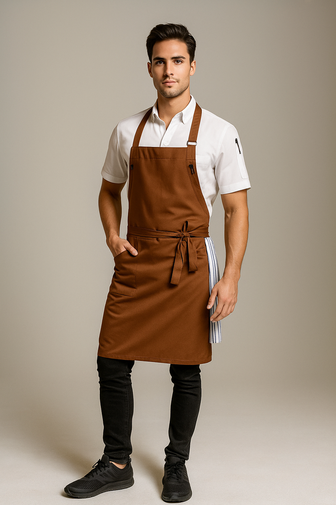 Niche Cinnamon bib Chef Apron one size - Ace Chef Apparels