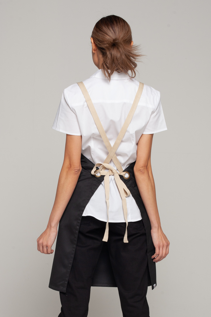 BONDI Black / Beige straps - Ace Chef Apparels