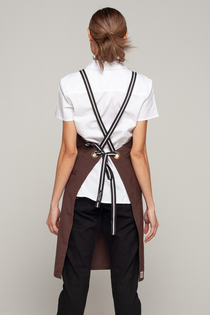 BONDI Chocolate brown / Black dual tone - Ace Chef Apparels