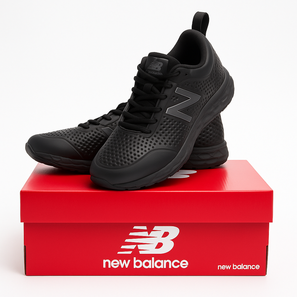 New Balance Slip Resistant Work Shoes for Women D Fit- Black
