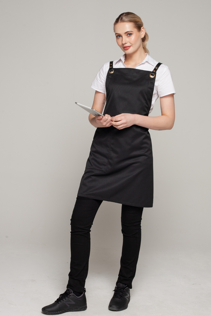 BONDI Black / Black PU - Ace Chef Apparels