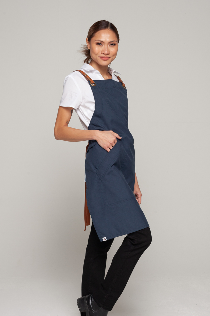 BONDI Bluish grey / Tan PU - Ace Chef Apparels