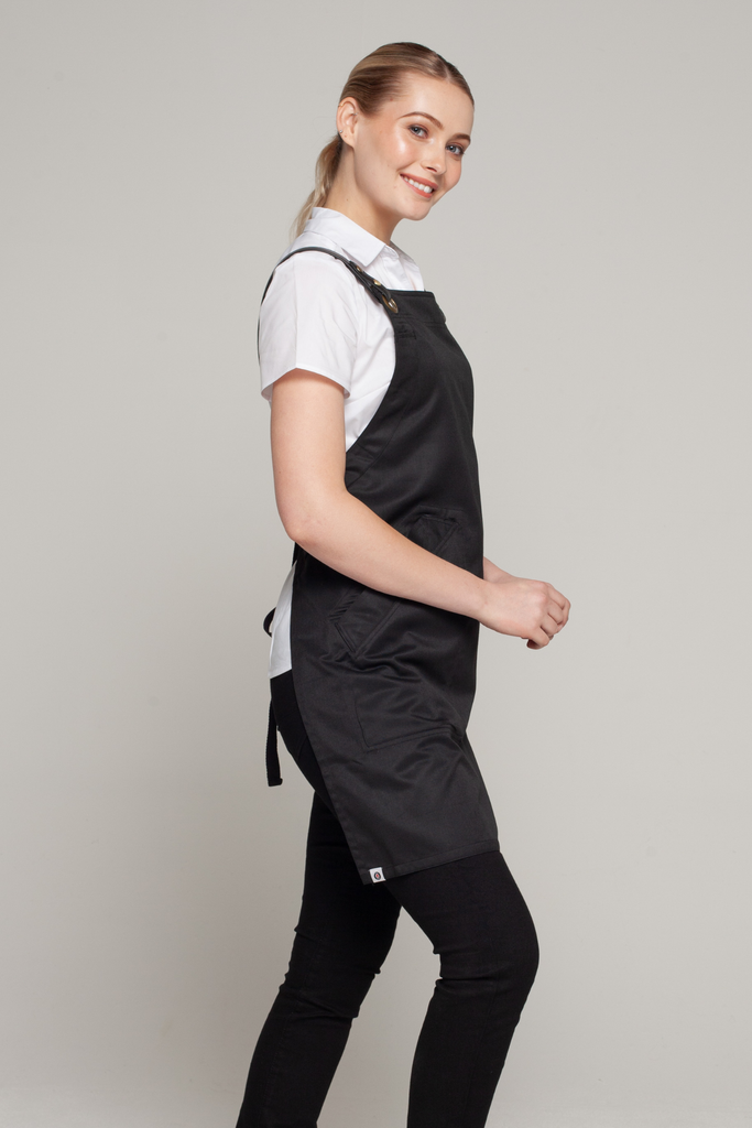 BONDI Black / Black PU - Ace Chef Apparels