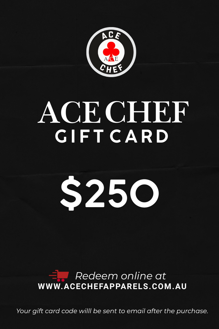 $250 Gift Card Ace Chef Apparels