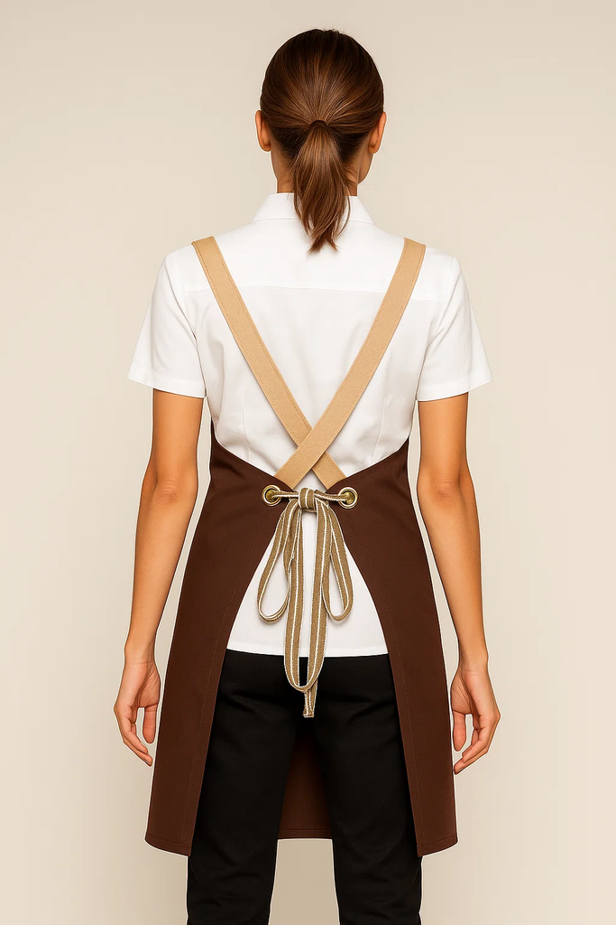 Bondi Chocolate brown / Beige leather dual tone - Ace Chef Apparels