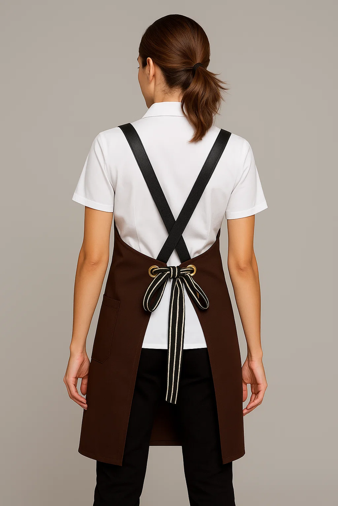 Bondi Chocolate brown / Black leather dual tone - Ace Chef Apparels