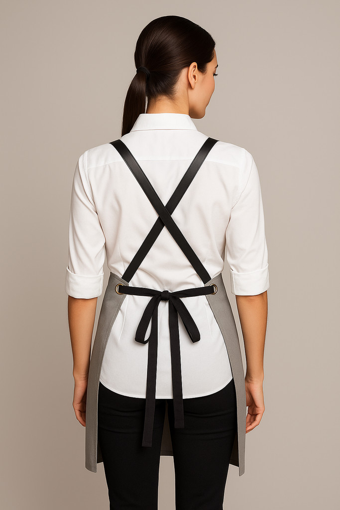 Bondi Steel grey  / Black PU - Ace Chef Apparels