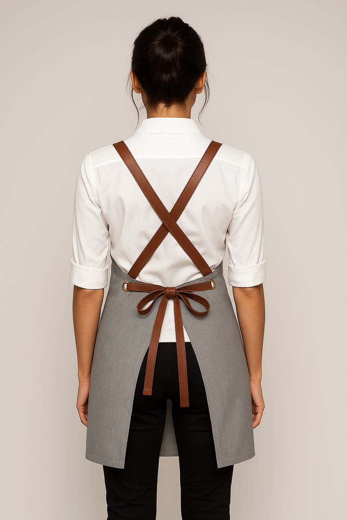Bondi Steel grey  / Chocolate PU - Ace Chef Apparels