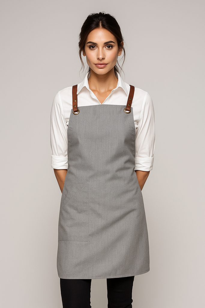 Bondi Steel grey  / Chocolate PU - Ace Chef Apparels