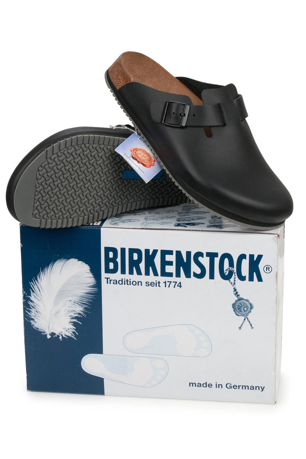 Birkenstock Boston Supergrip Black - Professional Work Clogs
