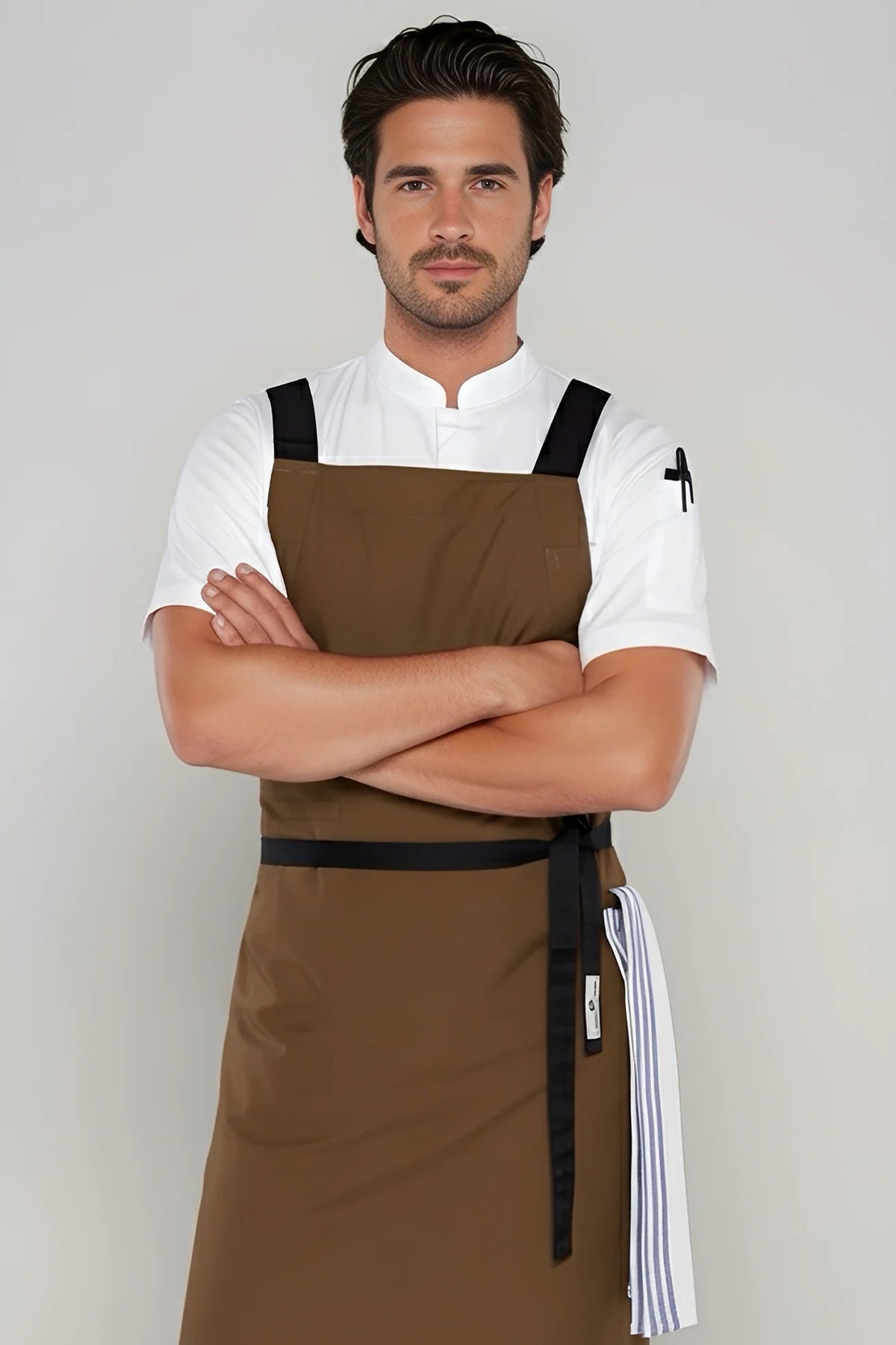 Byron Olive Green Crossover Chef Apron