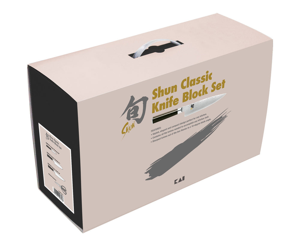 Classic 5 Piece Knife Block Set DMB0101 - Ace Chef Apparels