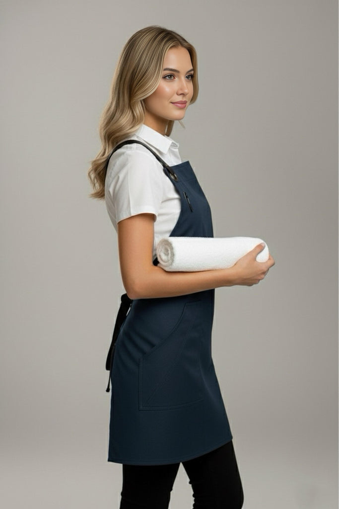 Bondi Bluish grey / Black PU - Ace Chef Apparels