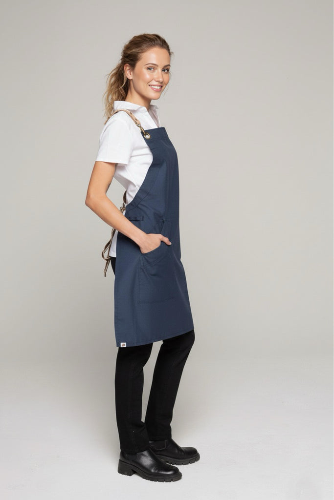 Bondi Bluish grey / Beige leather dual tone - Ace Chef Apparels
