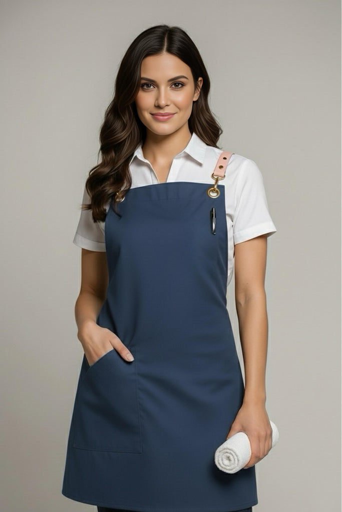 Bondi Bluish grey / Pink leather with Beige dual tone - Ace Chef Apparels