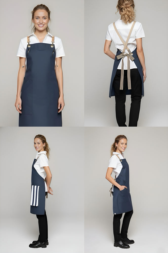 Bondi Bluish grey / Beige leather dual tone - Ace Chef Apparels