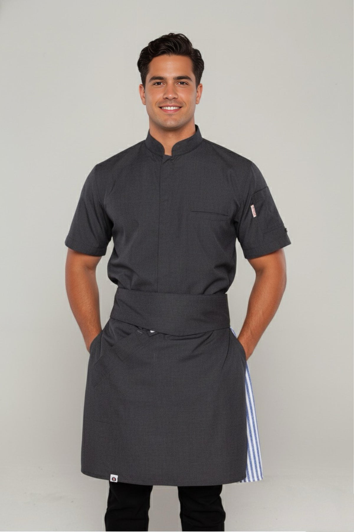 Waist Apron - Charcoal Grey
