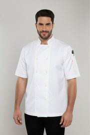 Generic White Chef Jacket Short sleeves - Ace Chef Apparels