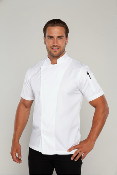 Flinders White Chef Jacket With Cool-vent