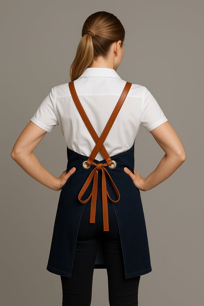 Bondi Denim indigo / Tan PU - Ace Chef Apparels