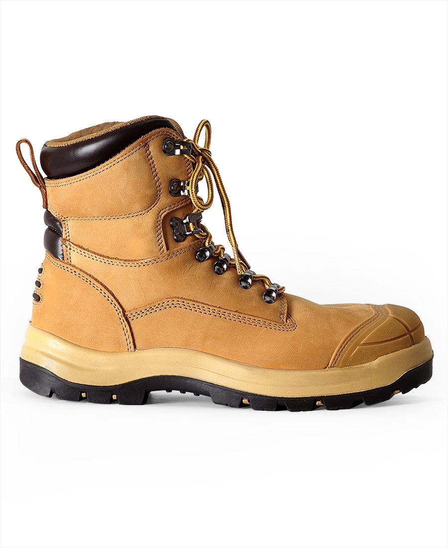 Roadtrain Lace Up Safety Boot | Wheat (NUBUCK LEATHER)