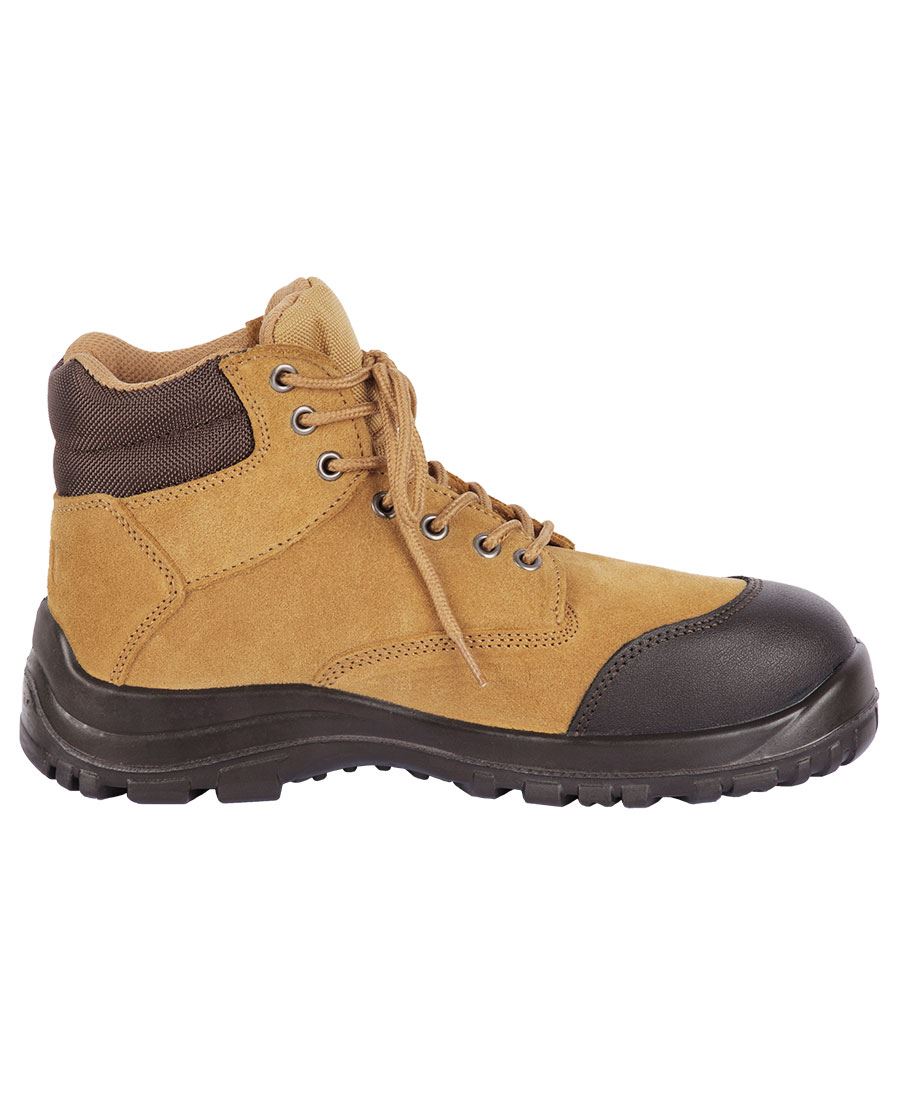 Steeler Lace Up Safety Boot Wheat Color