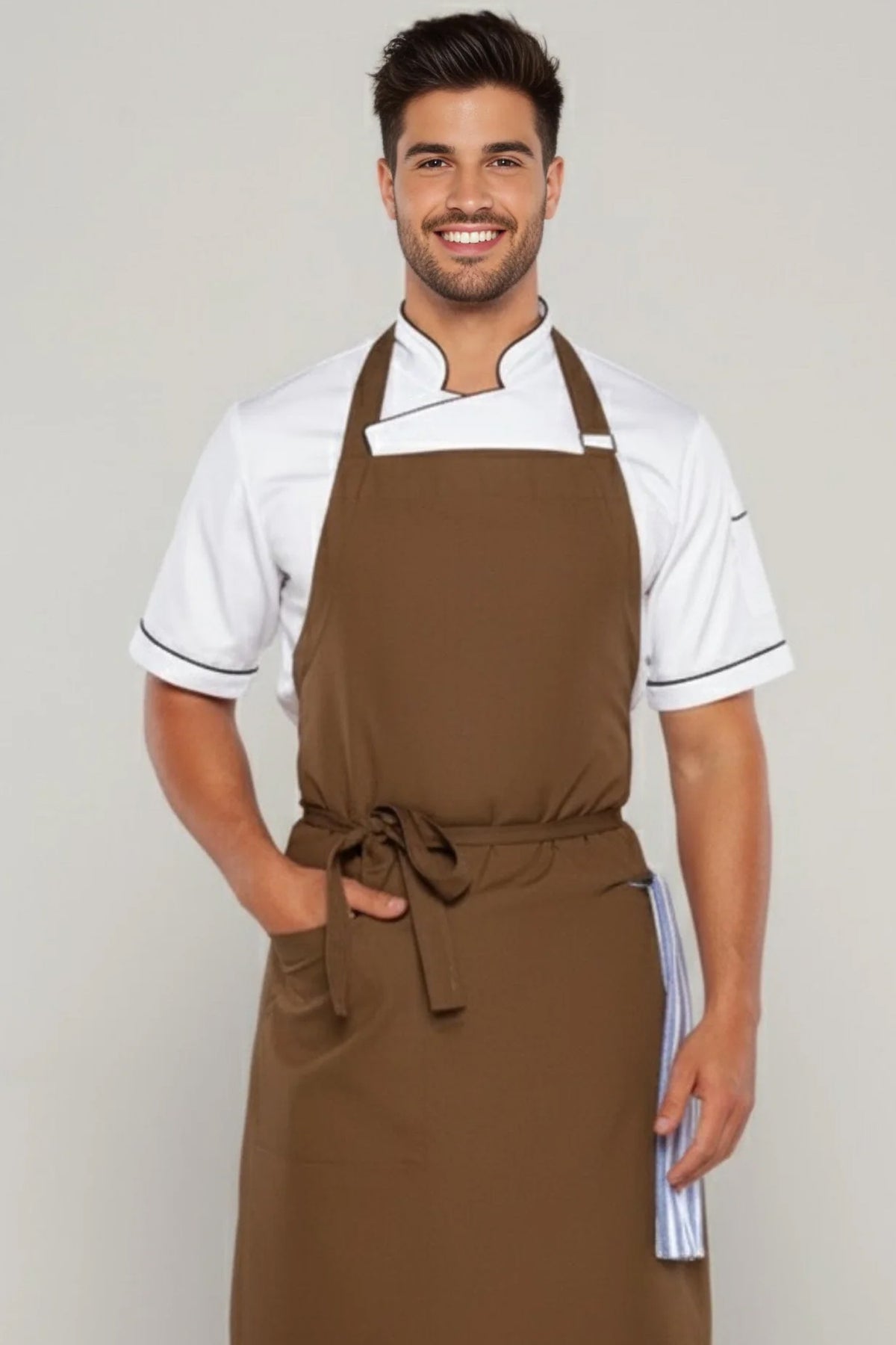 Josh Olive Green Small Size Bib Apron