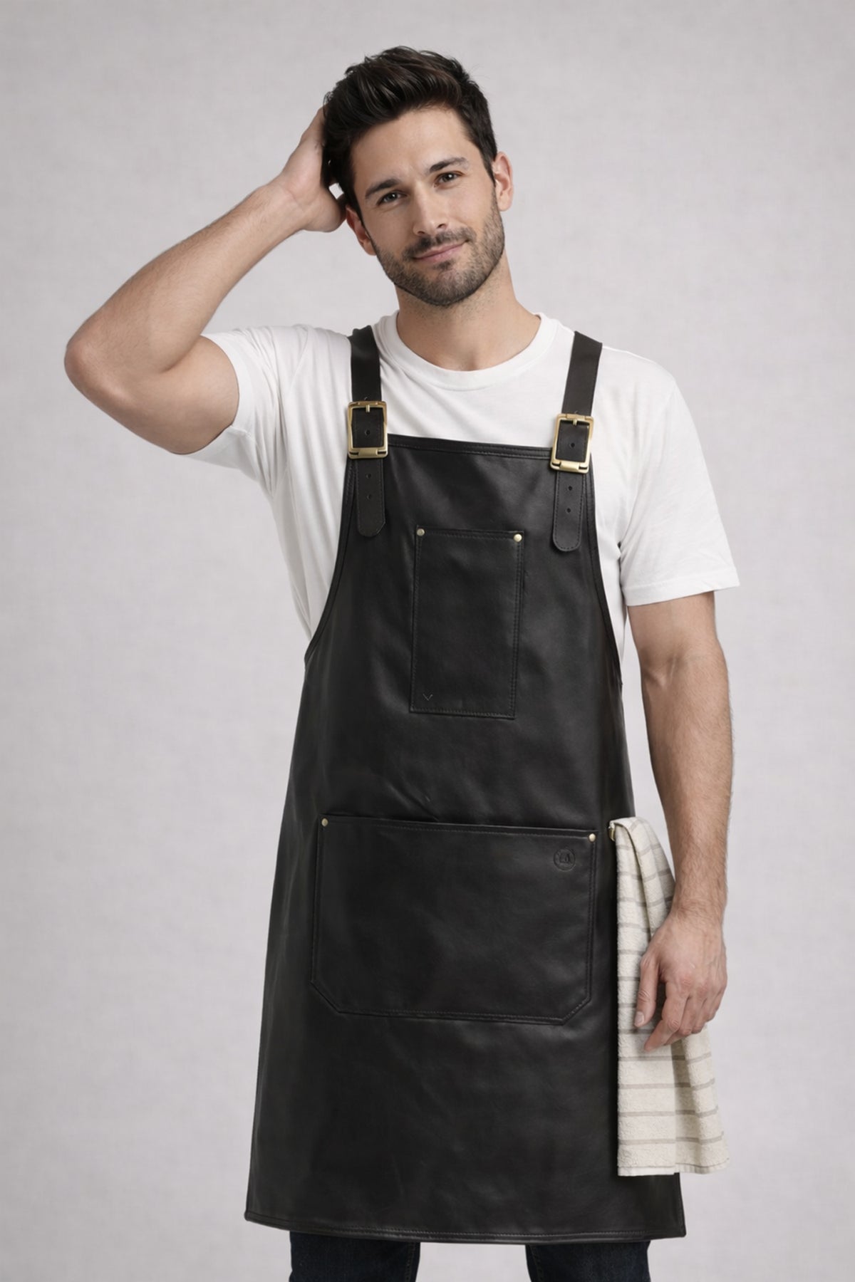 Leather Apron Black