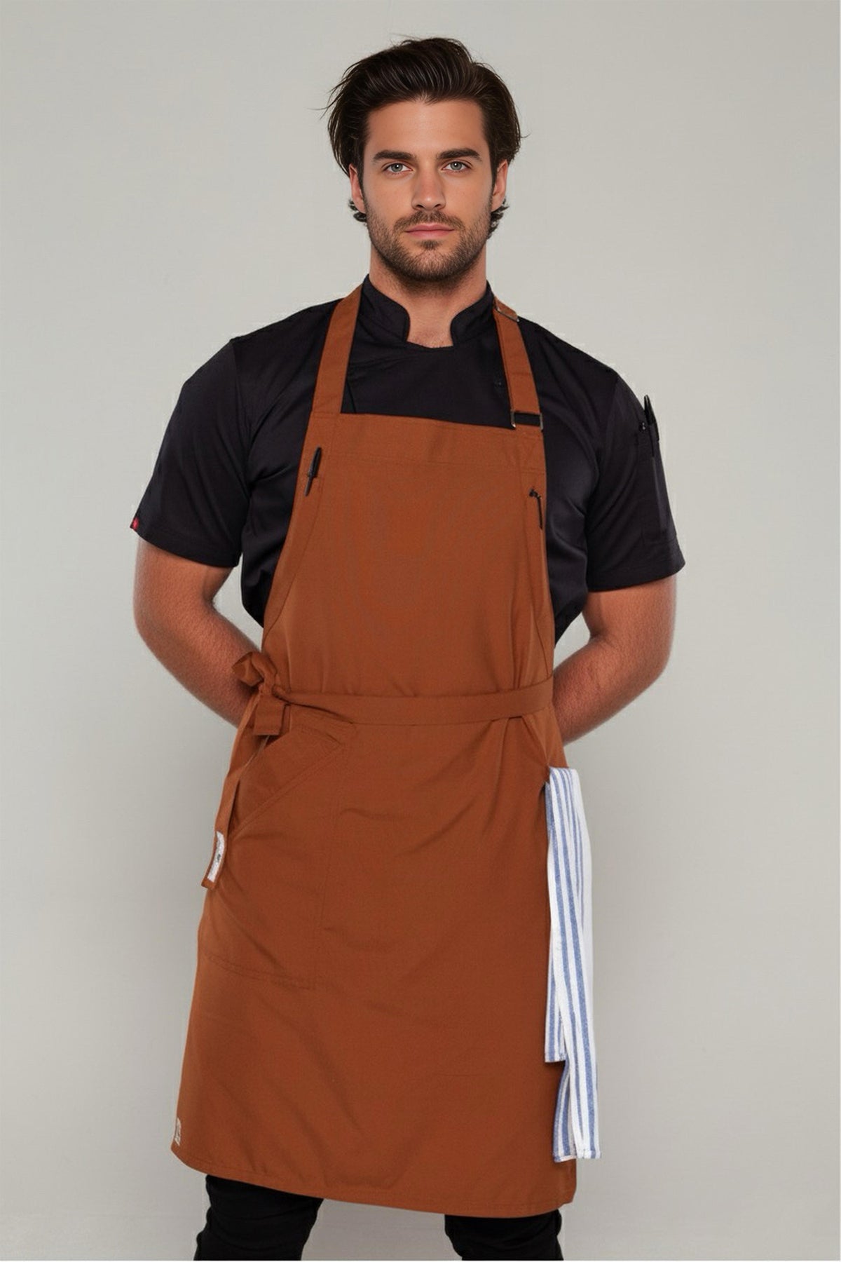 Niche Cinnamon Chef Bib Apron