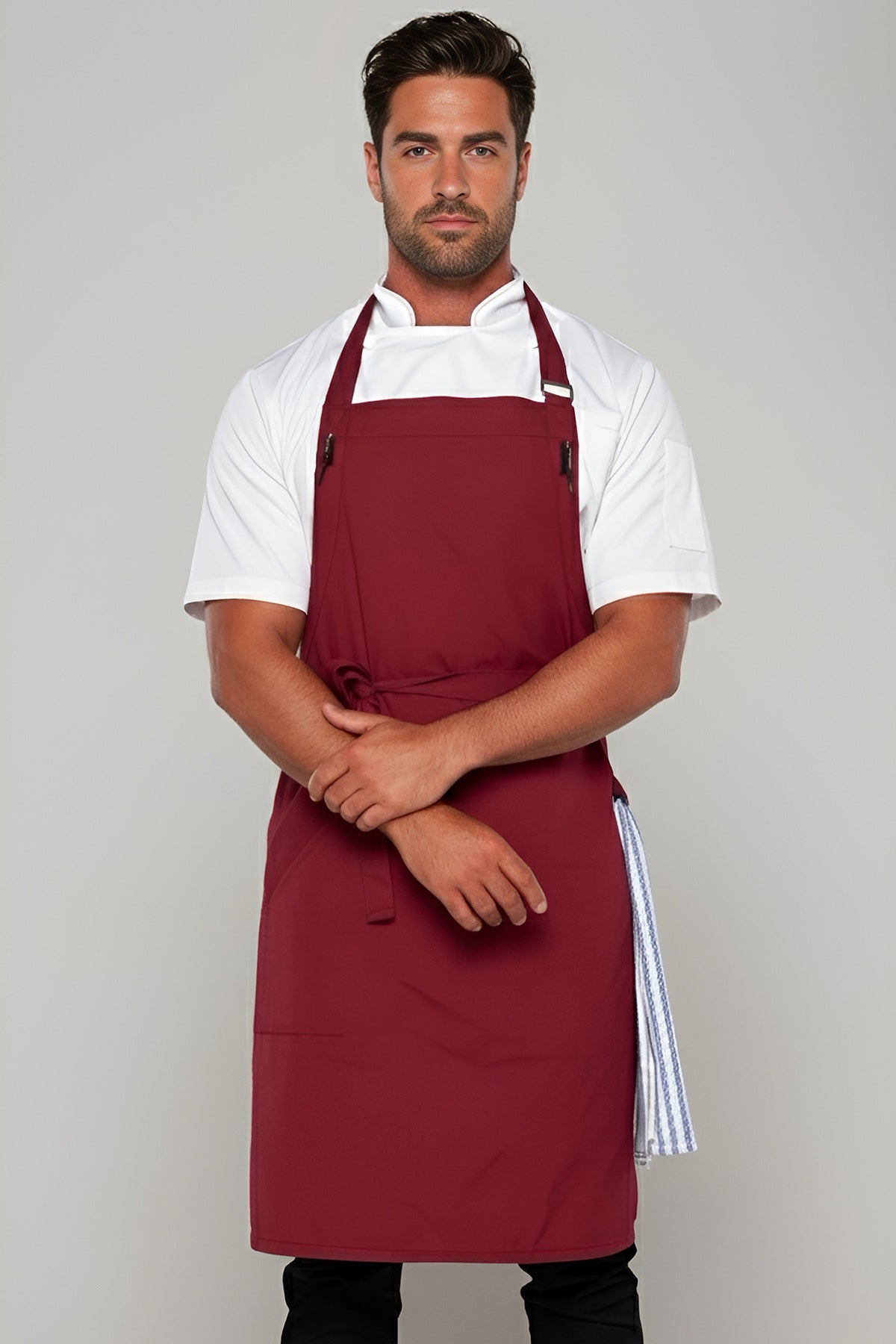 Niche Maroon Chef Bib Apron