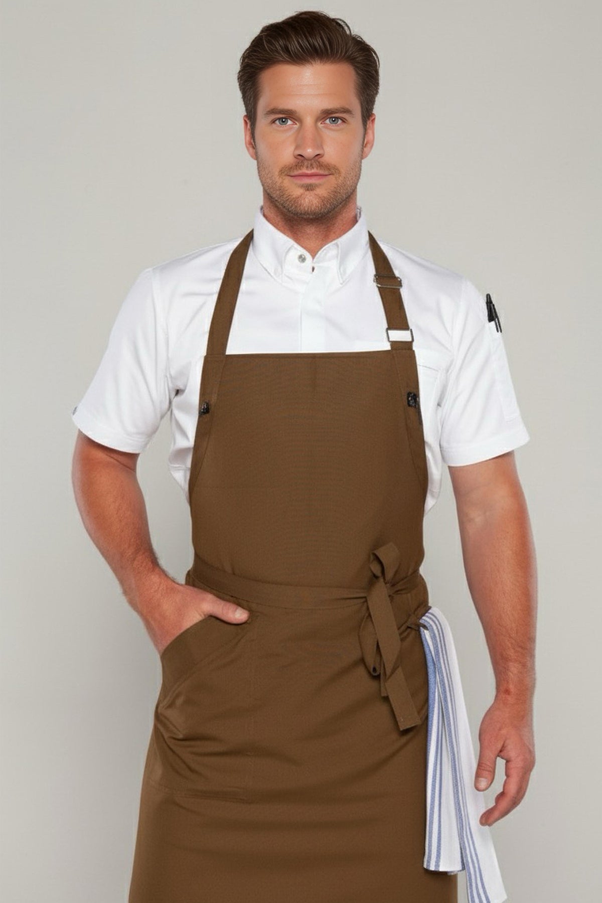 Niche Olive Green Chef Bib Apron