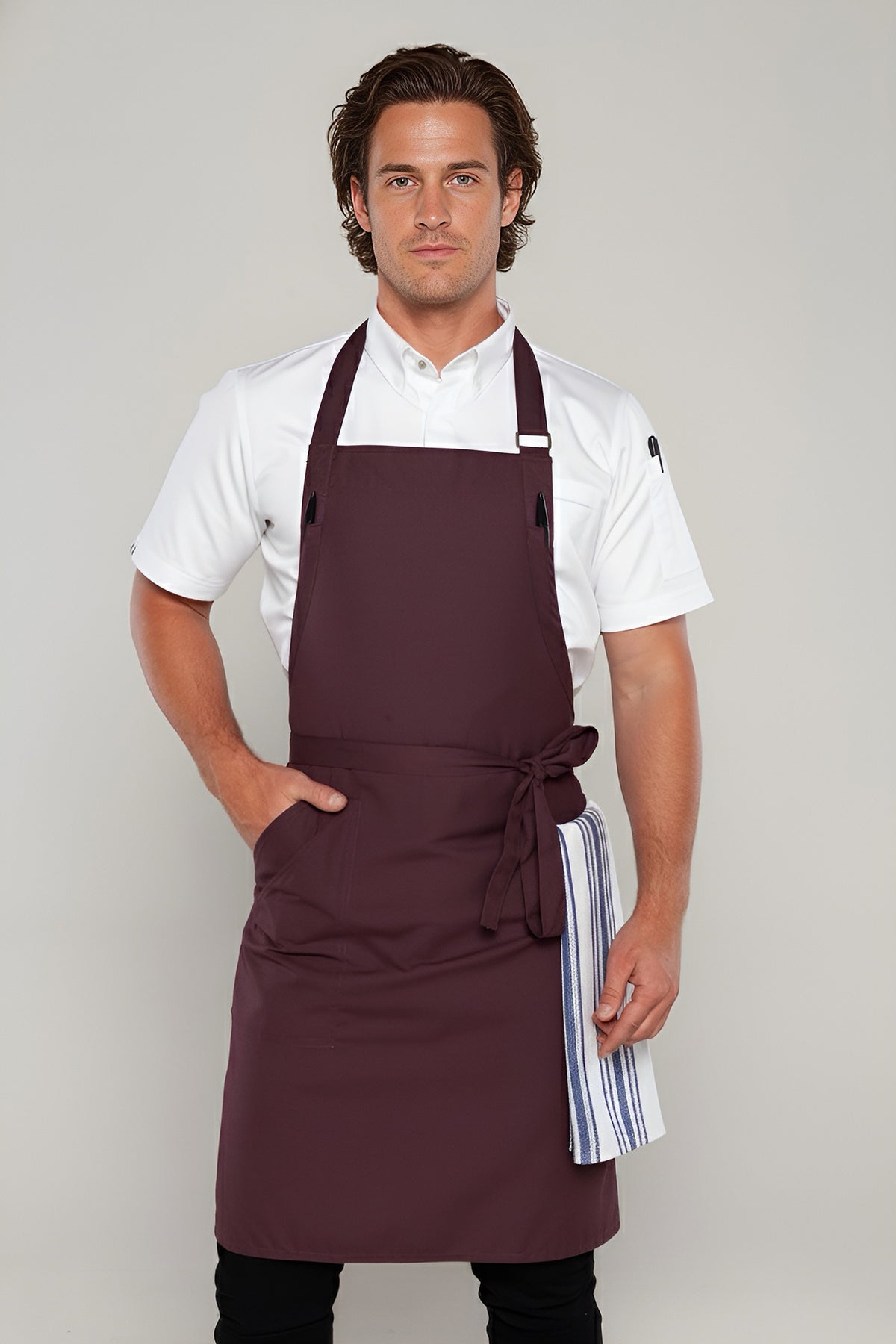 Niche Plum Chef Bib Apron