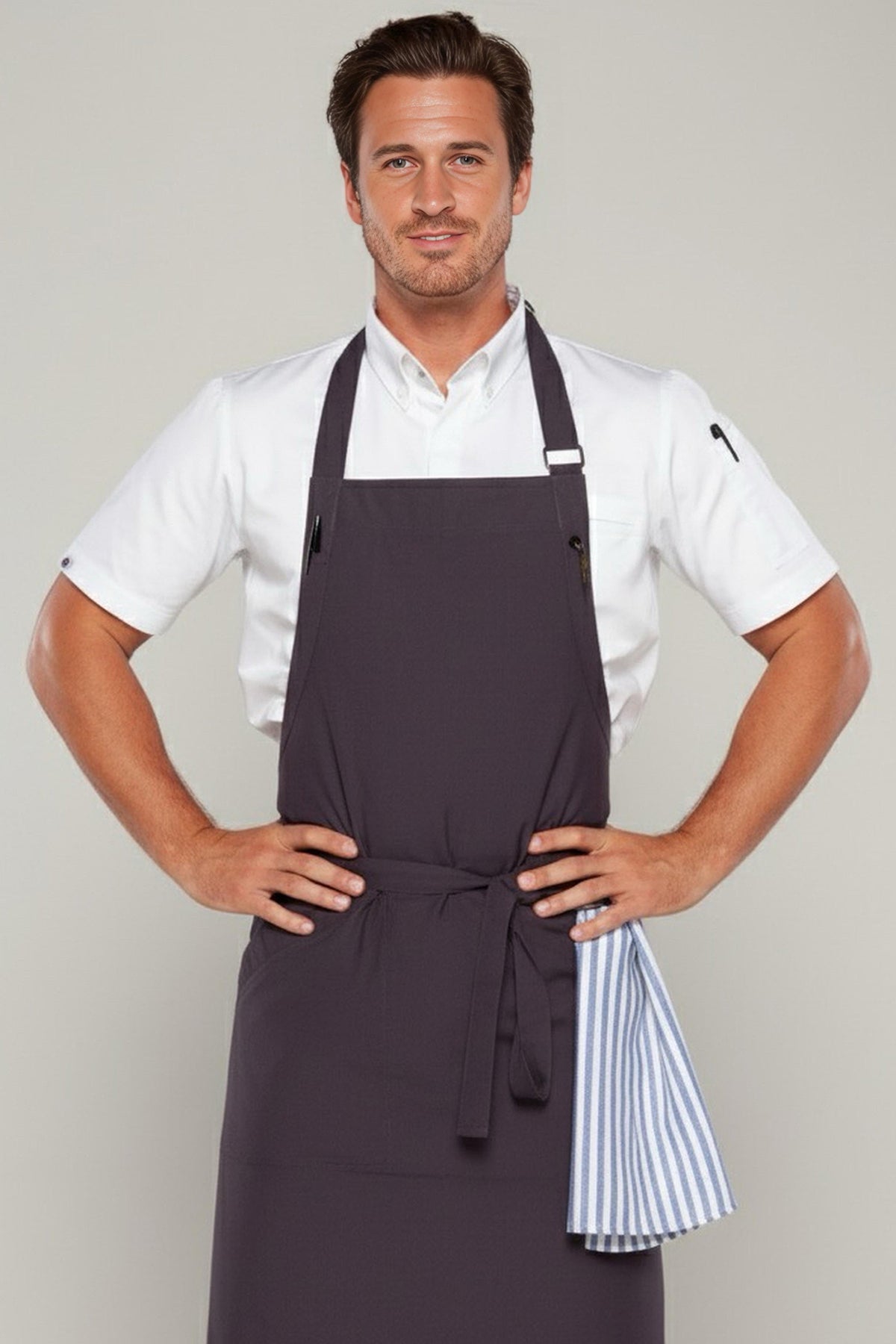Niche Wolf Grey Chef Bib Apron