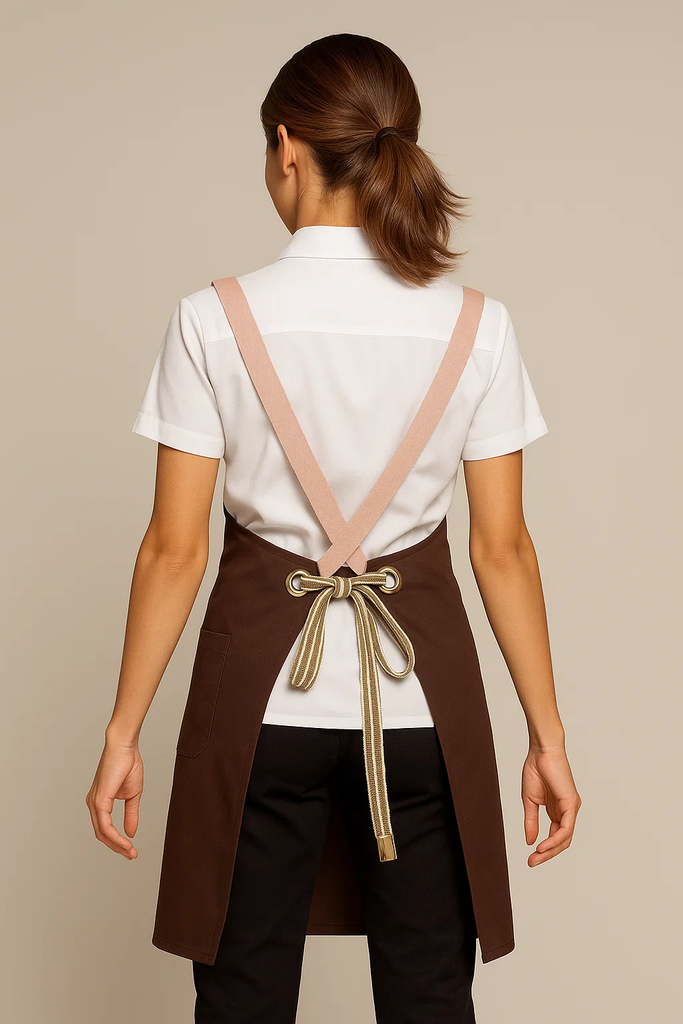Bondi Chocolate brown / Pink leather with beige dual tone - Ace Chef Apparels