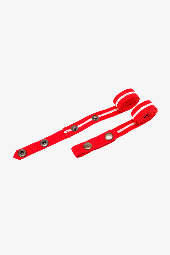 Interchangeable Red Fabric Dual Tone Strap - Ace Chef Apparels