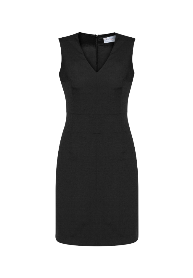 Womens Cool Stretch Sleeveless V-Neck Dress