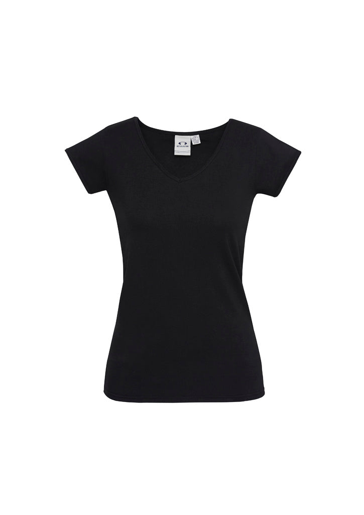 Womens Viva Short Sleeve Tee - Black