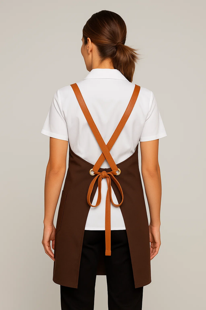 Bondi Chocolate brown / Tan PU - Ace Chef Apparels