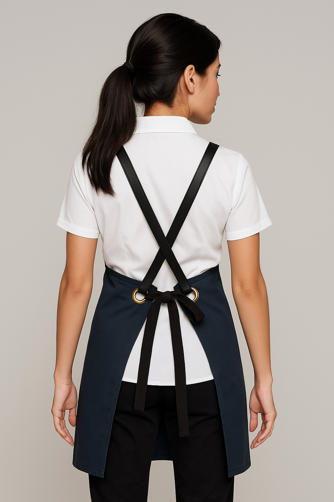 Bondi Bluish grey / Black PU - Ace Chef Apparels