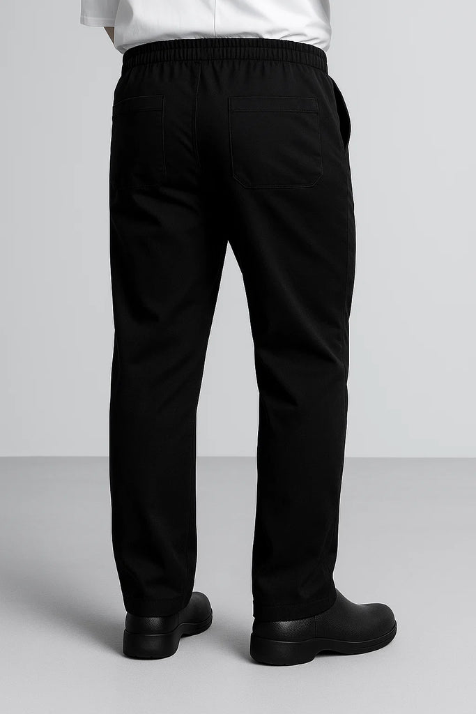 Drawstring Chef Pants Black - Ace Chef Apparels