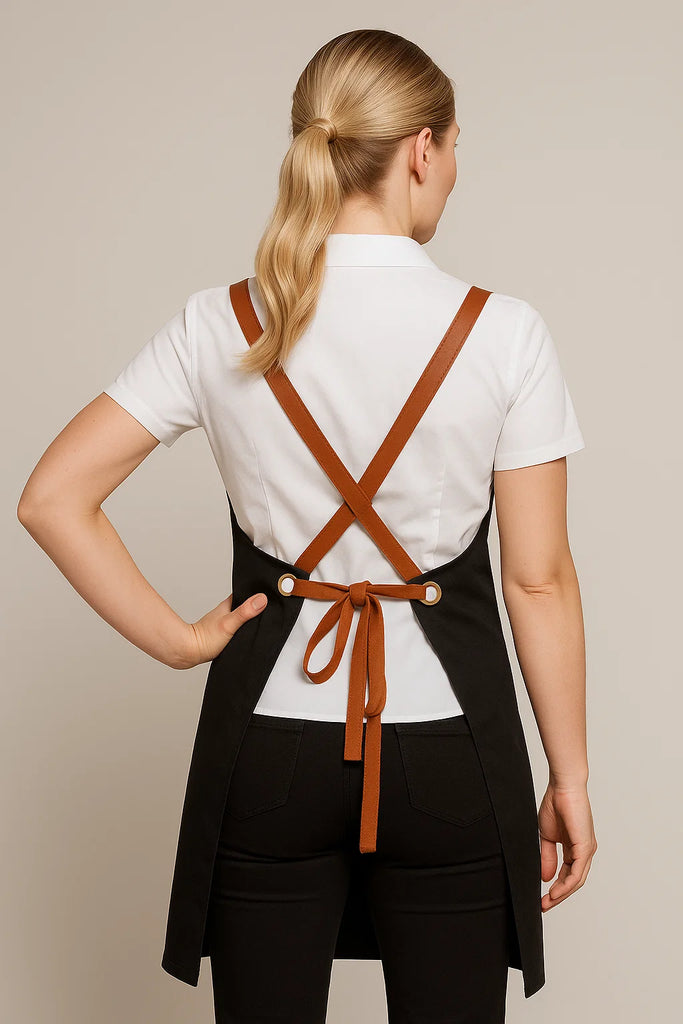 Bondi Black / Tan PU - Ace Chef Apparels
