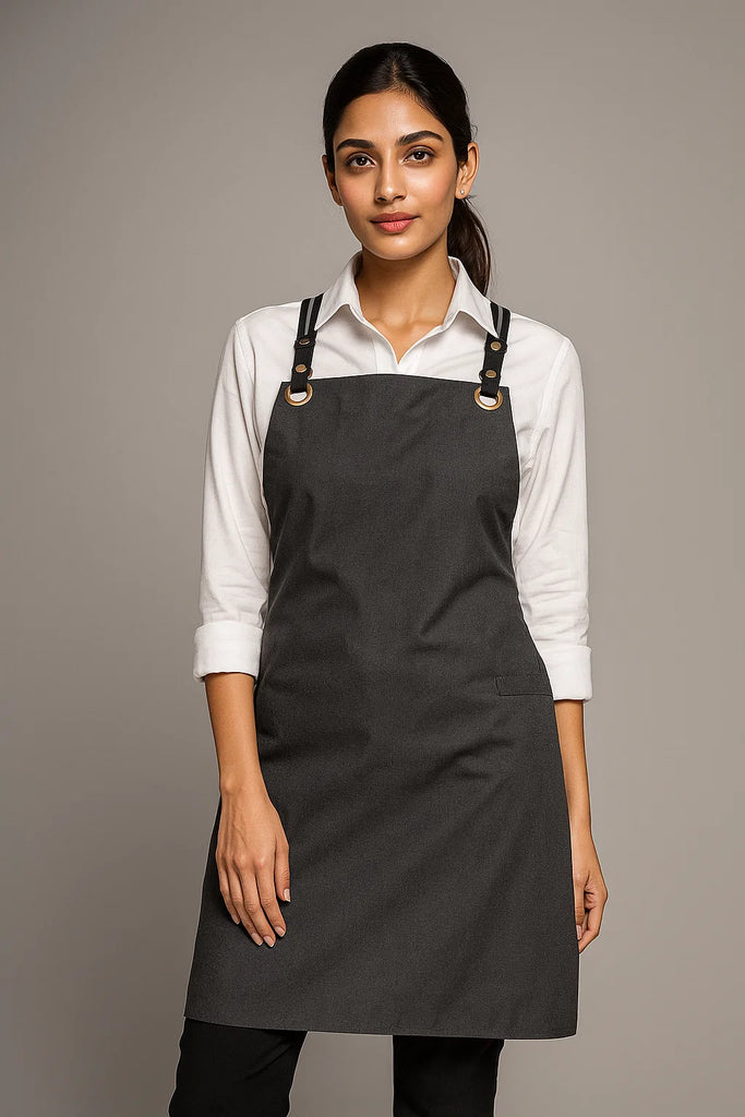 Bondi Charcoal grey / Black dual tone - Ace Chef Apparels