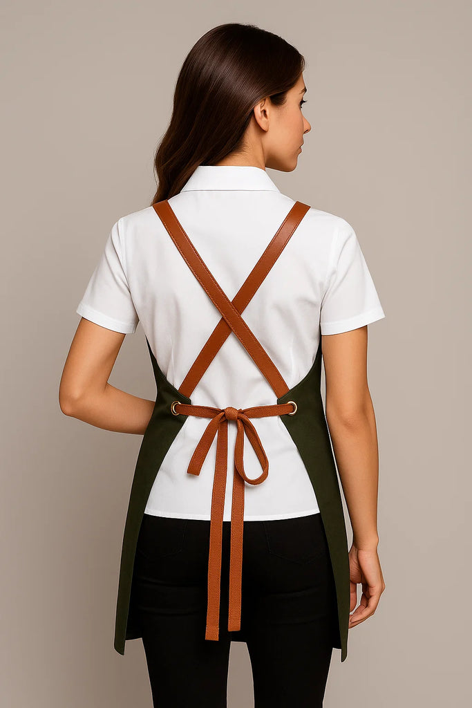 Bondi Dark green / Tan PU - Ace Chef Apparels