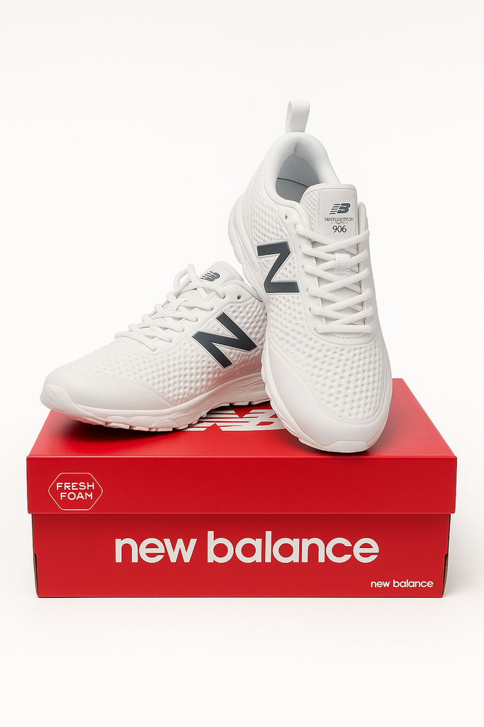 New Balance slip resistant work shoes for Men 2E Fit White - Ace Chef Apparels
